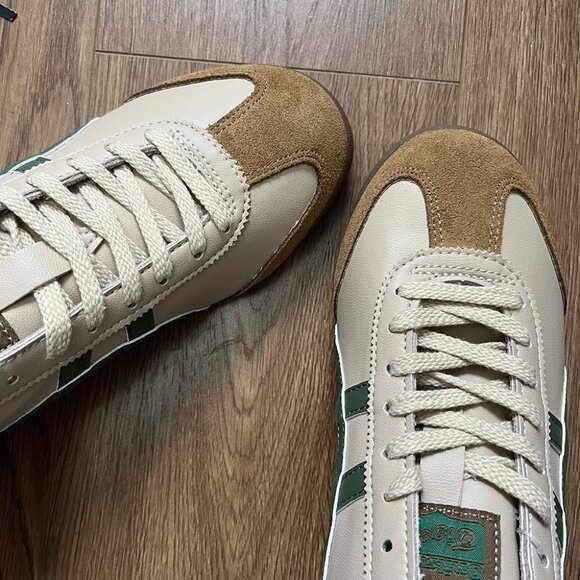 Onitsuka Tiger by Asics Beige and Olive Sneakers - Picture 4 of 6